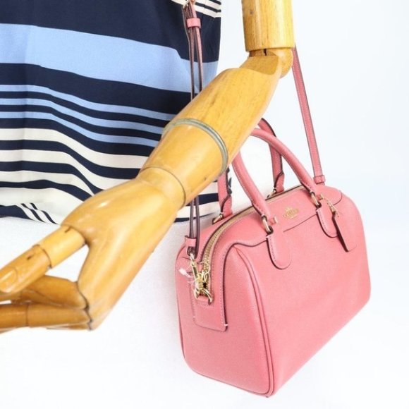 Mini Bennett Peony Glitter Satchel Bag F31377 - Picture 7 of 16